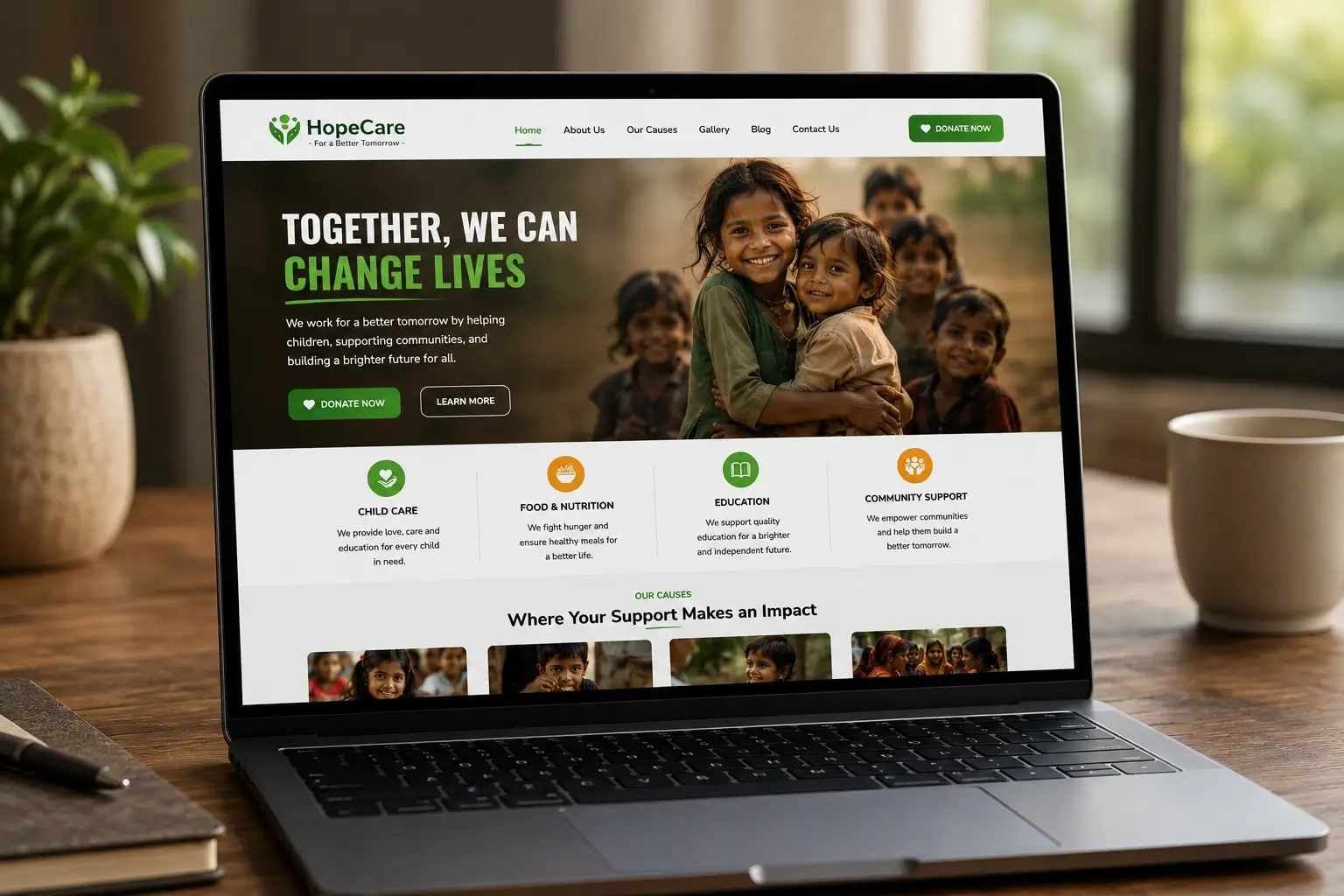 NGO Charity Website