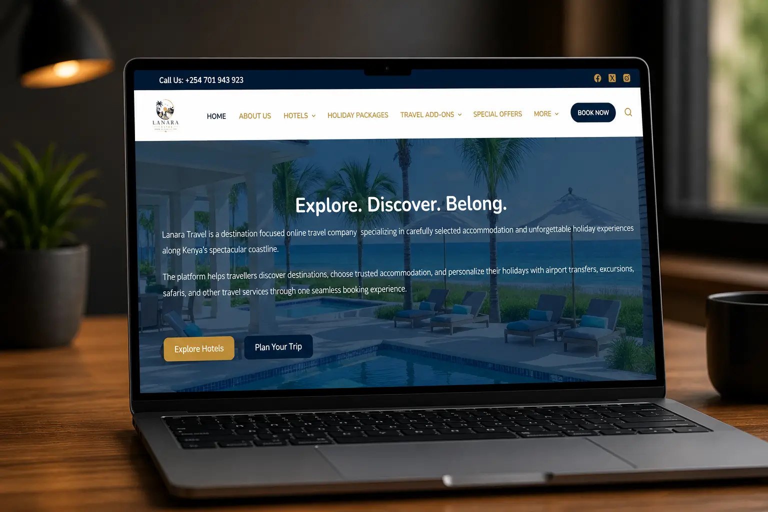 Travel & Booking Website
